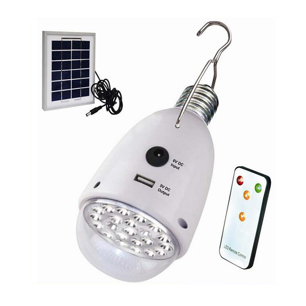 Luces de energ&iacute;a solar