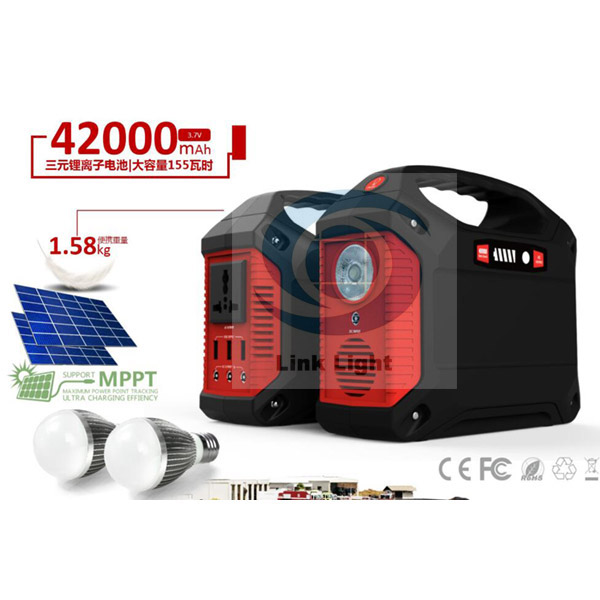 Sistema de energ&iacute;a solar DC port&aacute;til YHS-S360